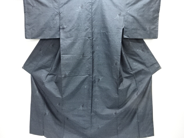 Japanese Kimono / Tsumugi Omeshi Silk